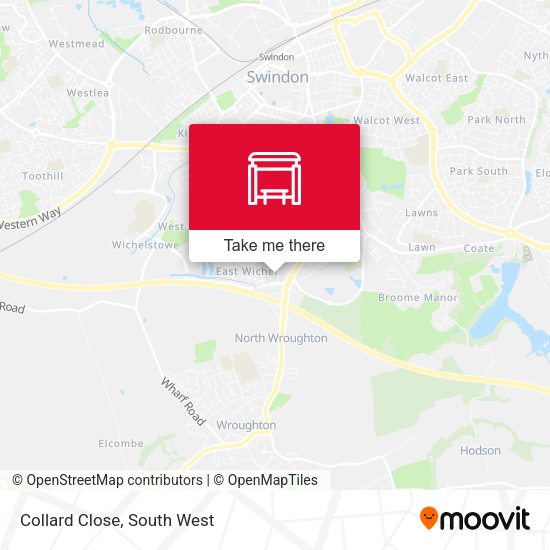 Collard Close map