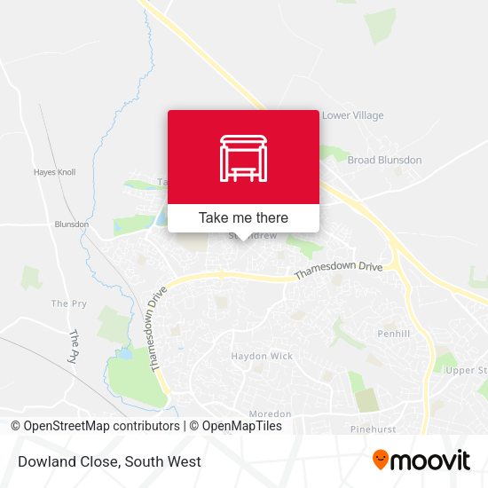 Dowland Close map