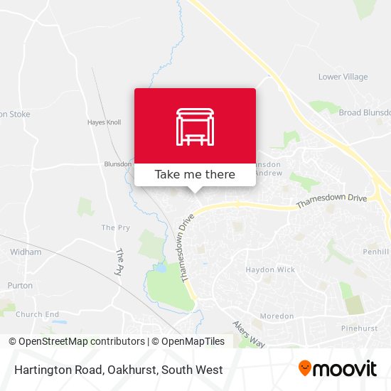 Hartington Road, Oakhurst map