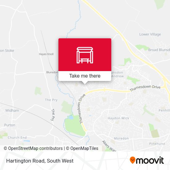 Hartington Road map