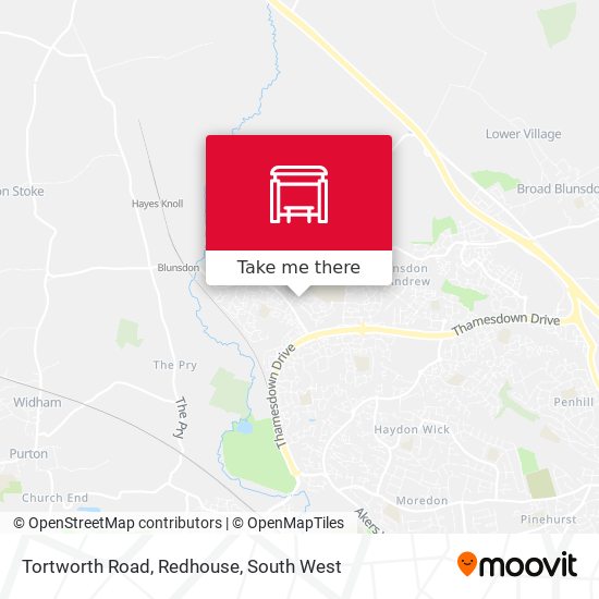 Tortworth Road, Redhouse map