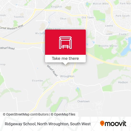 Ridgeway School, North Wroughton map