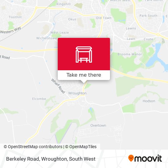 Berkeley Road, Wroughton map