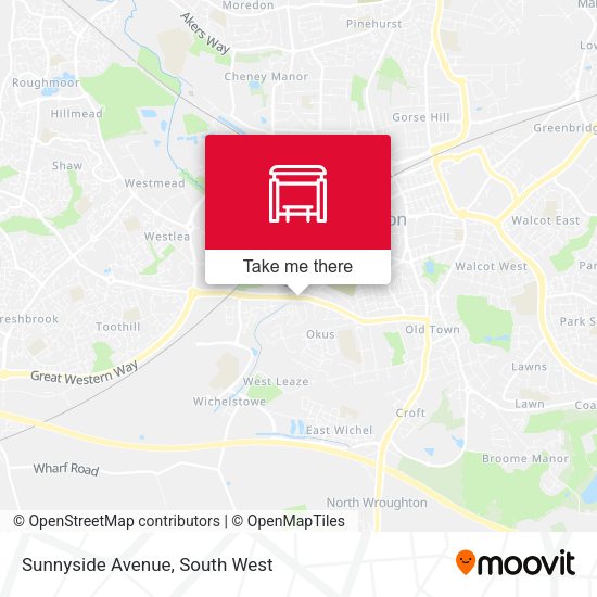Sunnyside Avenue map