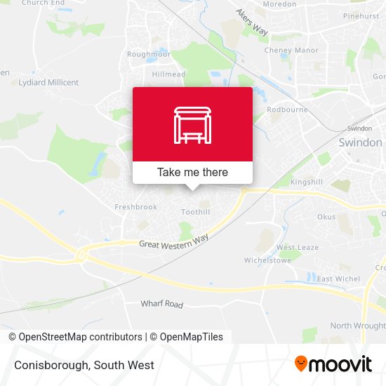 Conisborough map
