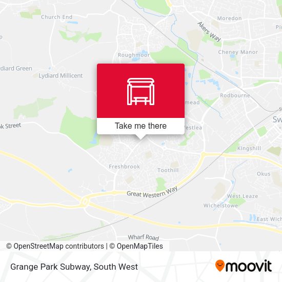 Grange Park Subway map
