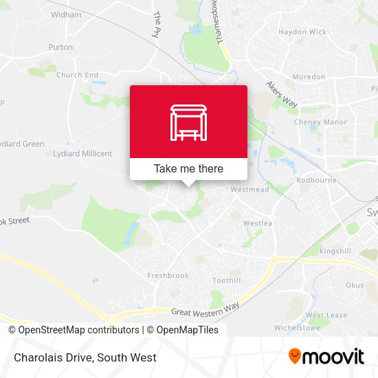 Charolais Drive map
