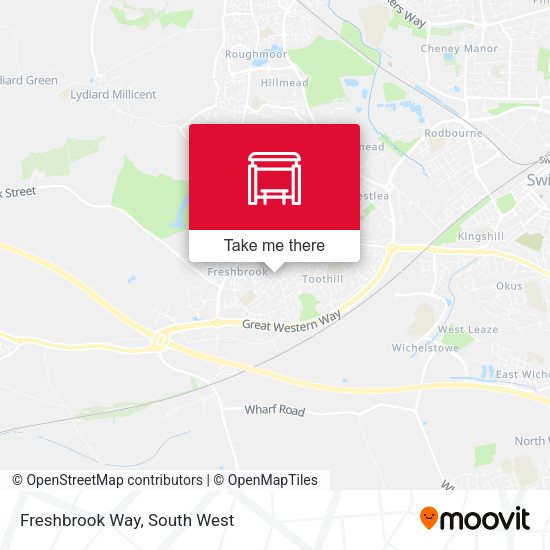 Freshbrook Way map