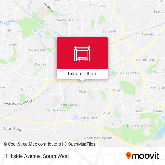 Hillside Avenue map