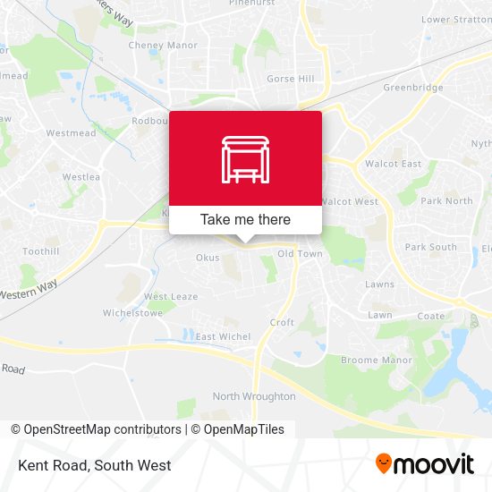 Kent Road map