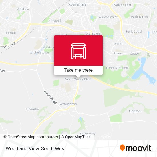 Woodland View map