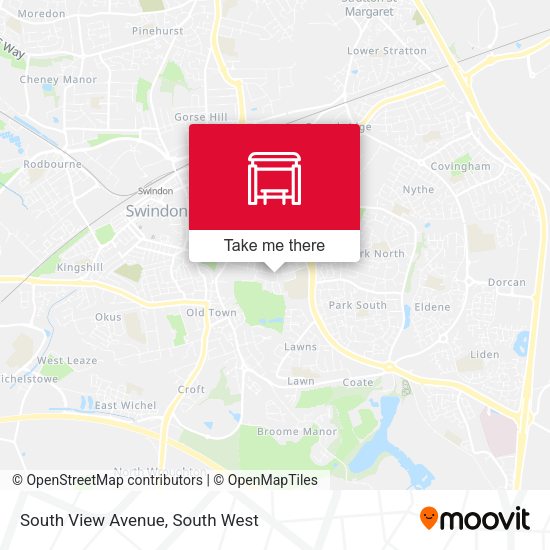 South View Avenue map