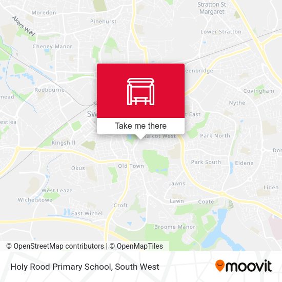 Holy Rood Primary School map
