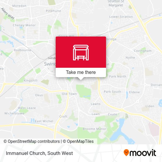 Immanuel Church map