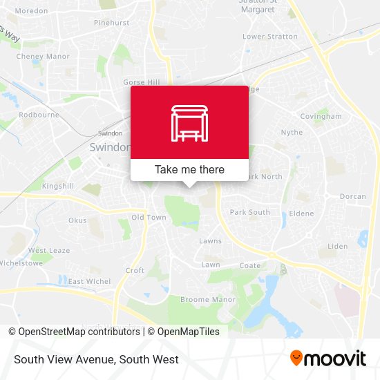 South View Avenue map