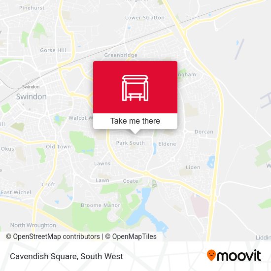 Cavendish Square map