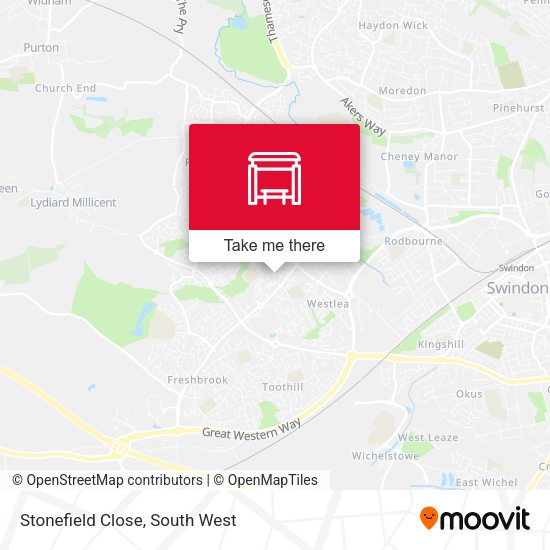 Stonefield Close map
