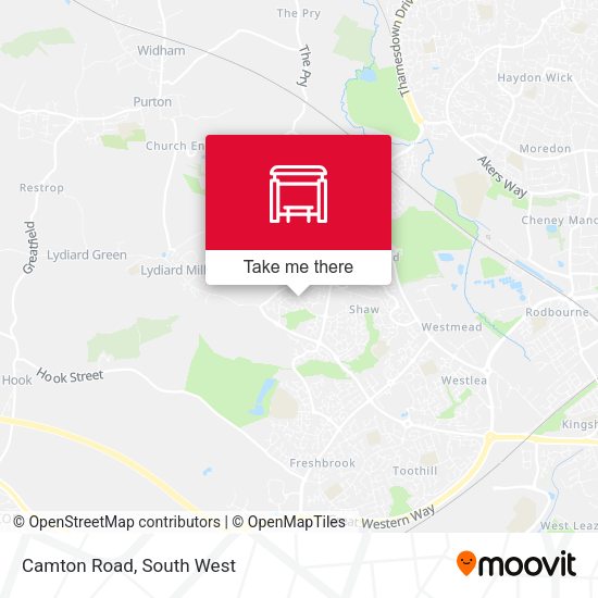 Camton Road map