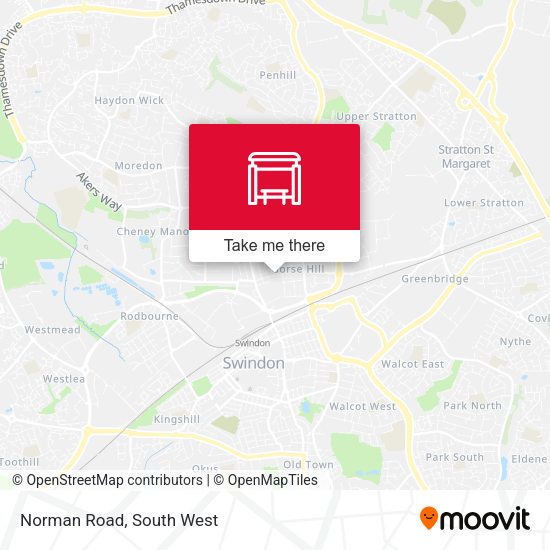 Norman Road map