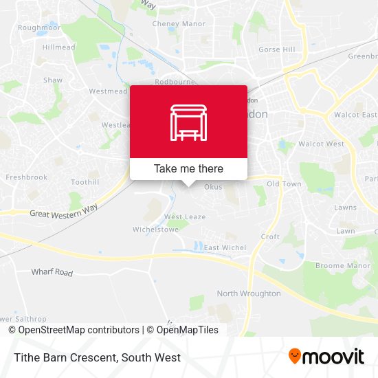 Tithe Barn Crescent map