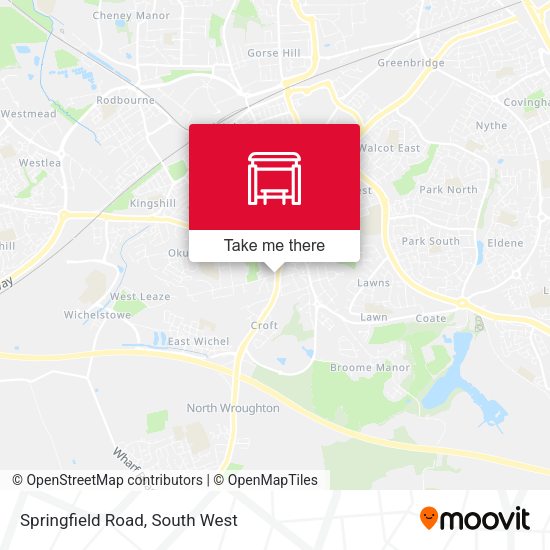 Springfield Road map