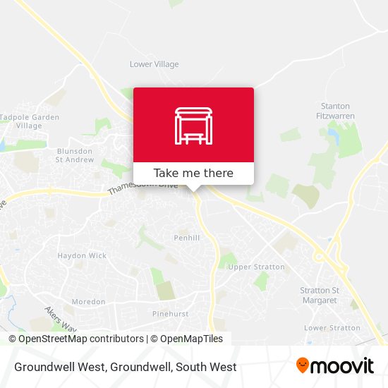 Groundwell West, Groundwell map