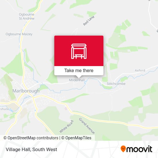 Village Hall map