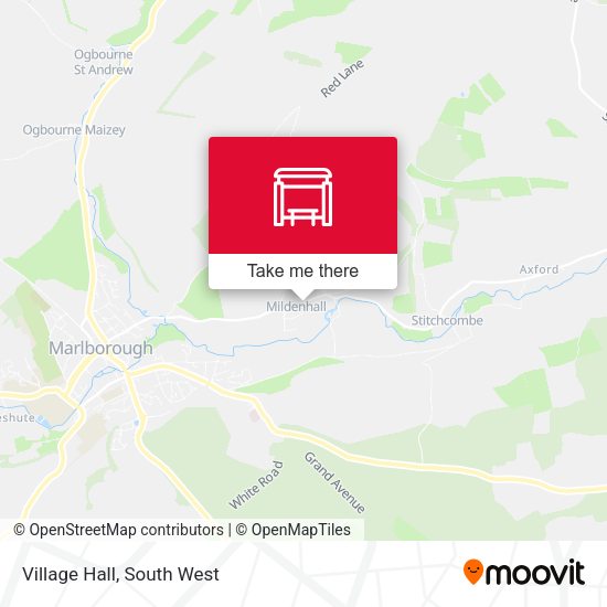 Village Hall map