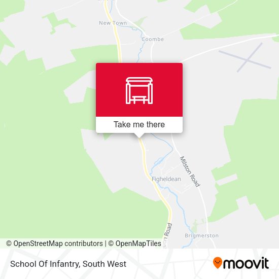 School Of Infantry map