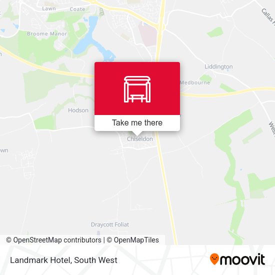 Landmark Hotel map