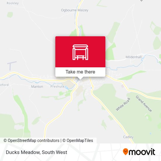 Ducks Meadow map