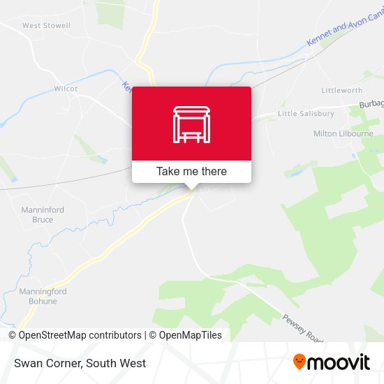 Swan Corner map