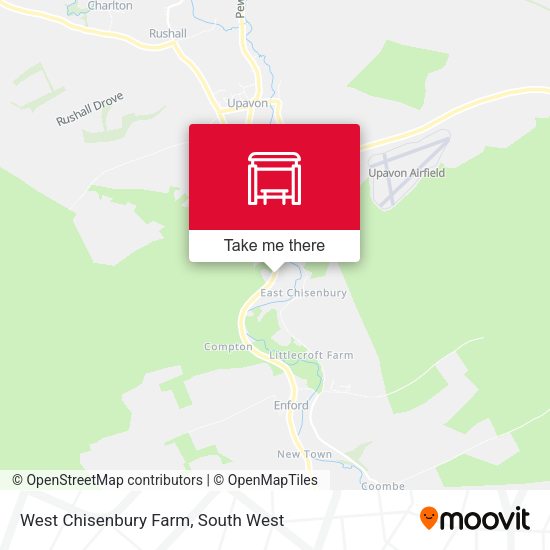 West Chisenbury Farm map
