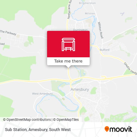 Sub Station, Amesbury map