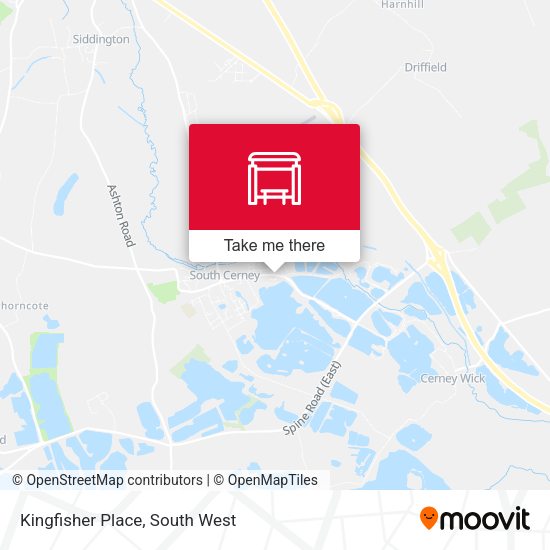 Kingfisher Place map