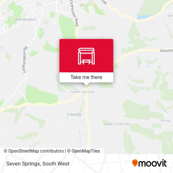 Seven Springs map