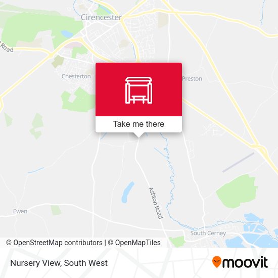 Nursery View map