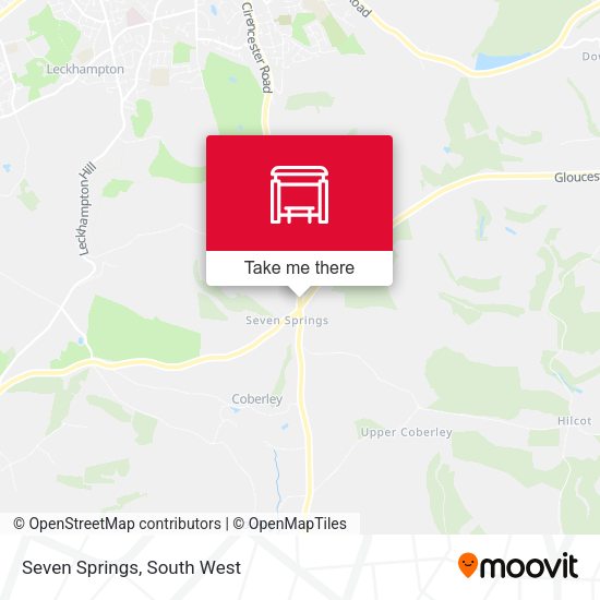 Seven Springs map