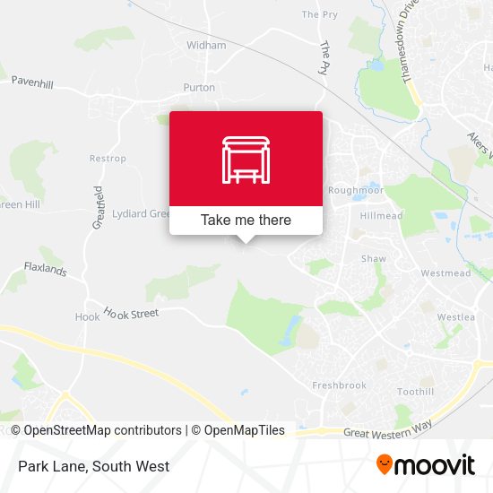 Park Lane map