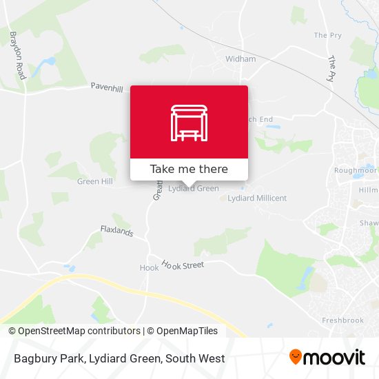 Bagbury Park, Lydiard Green map