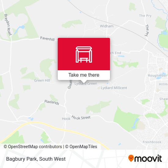 Bagbury Park map