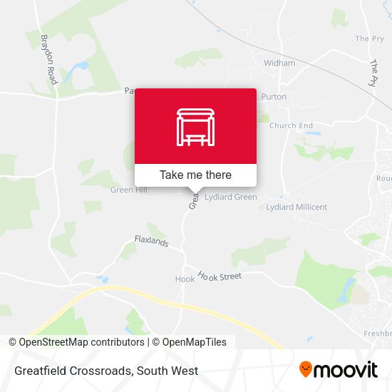Greatfield Crossroads map