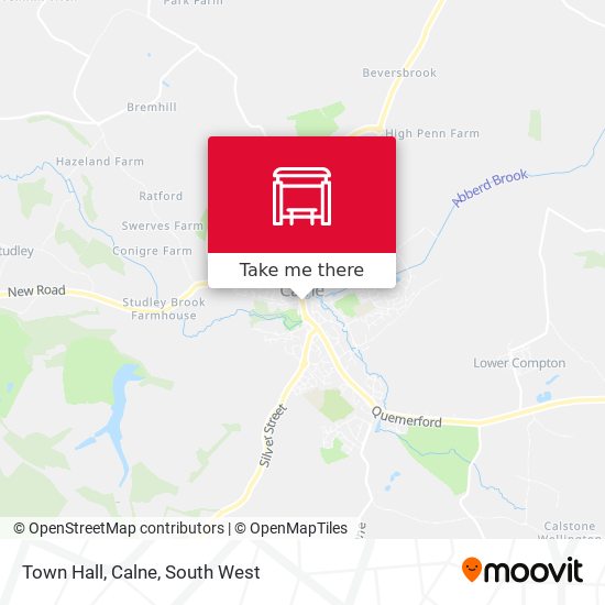 Town Hall, Calne map