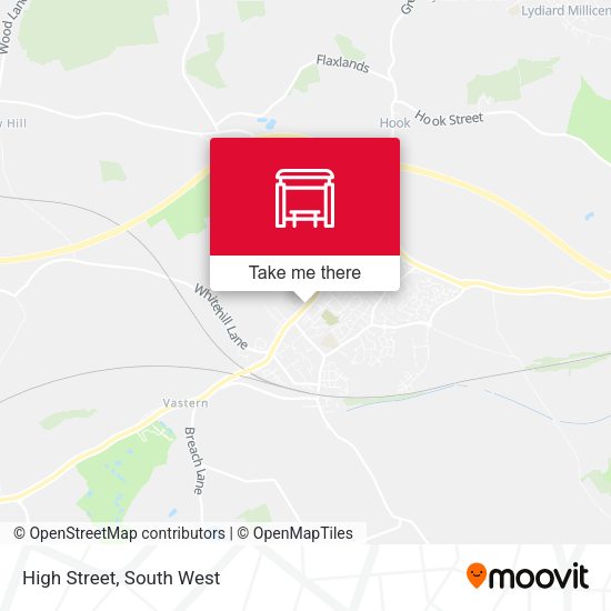 High Street map