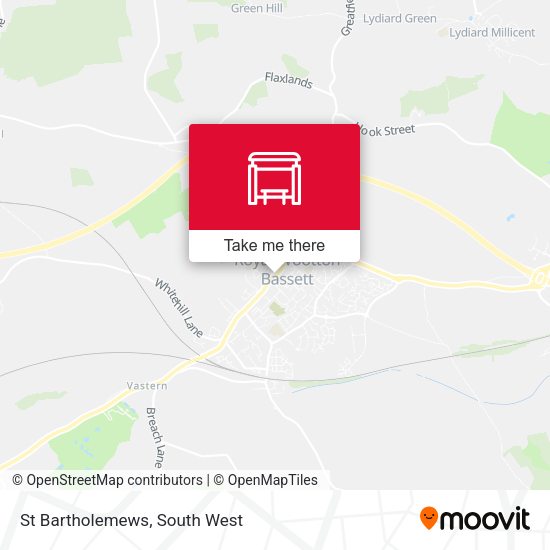 St Bartholemews map