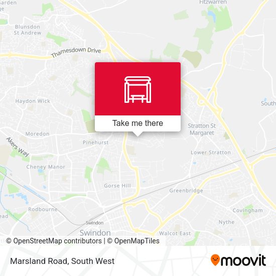 Marsland Road map