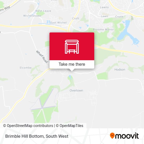 Brimble Hill Bottom map