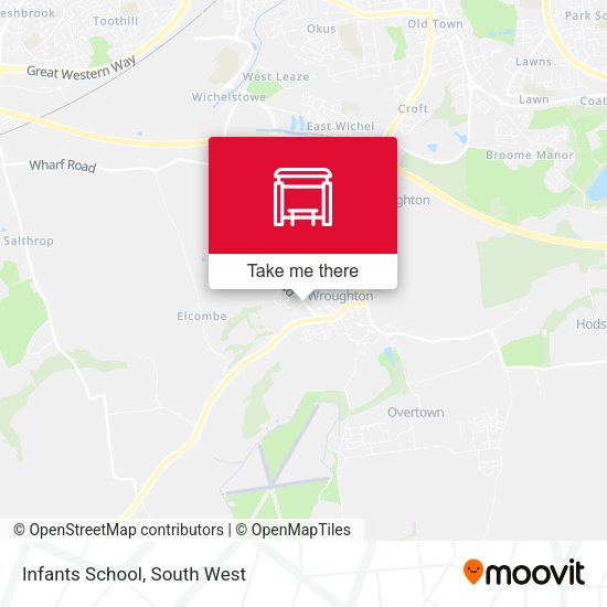 Infants School map