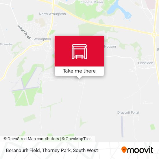 Beranburh Field, Thorney Park map
