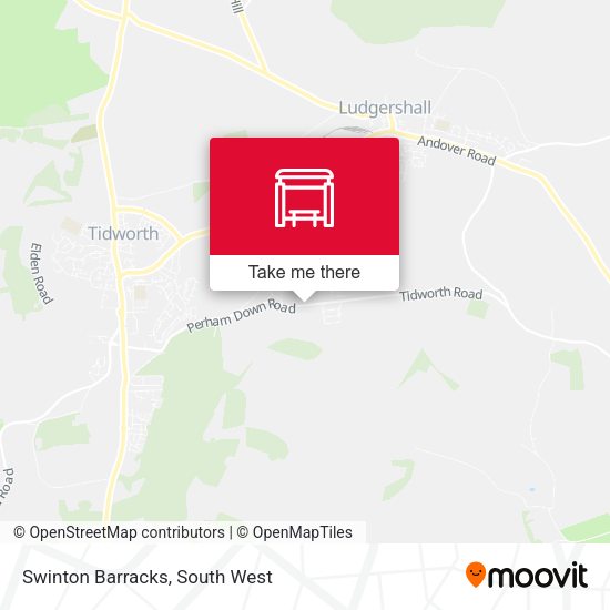 Swinton Barracks map